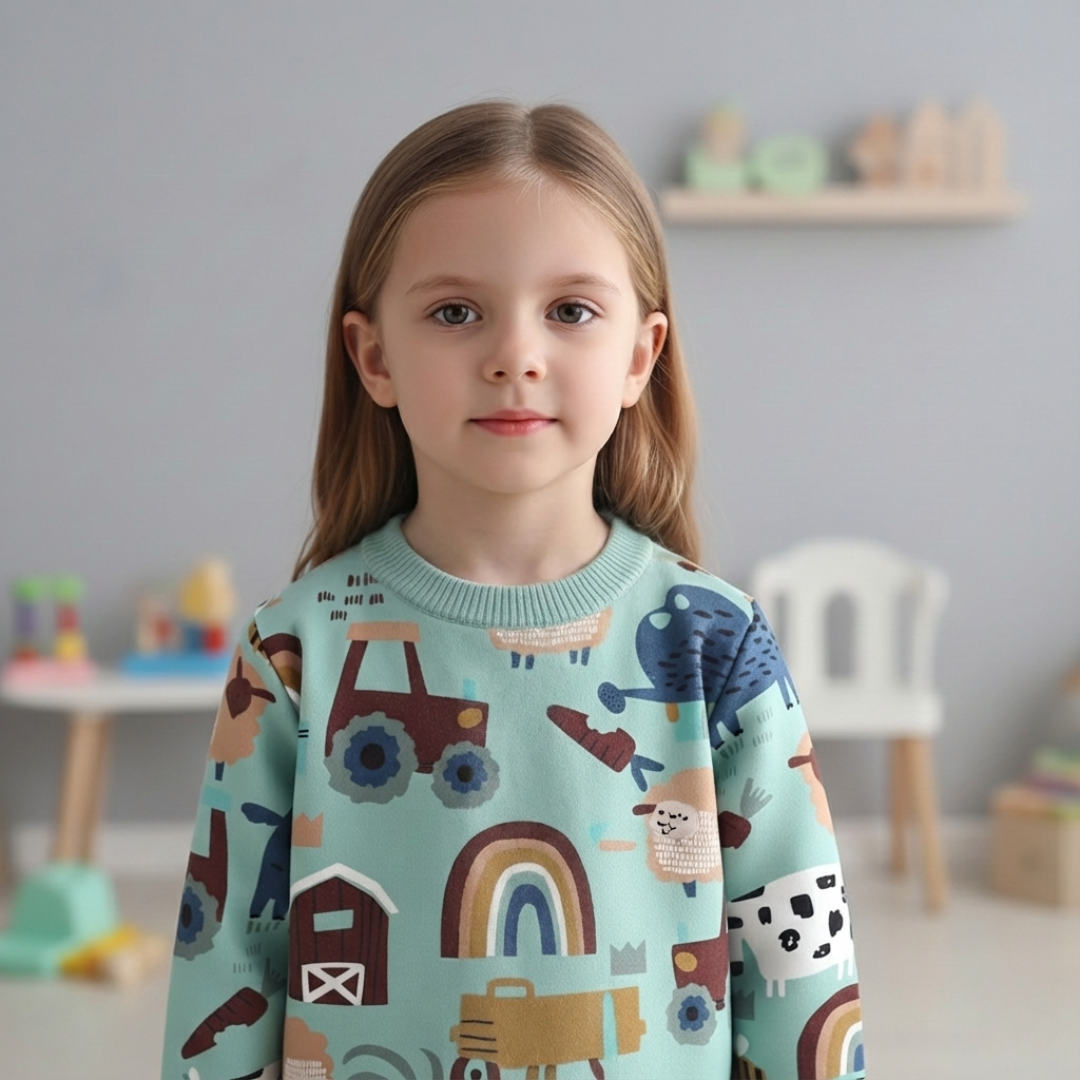 Thrives Outdoor | Kids Cartoon Print Jumper