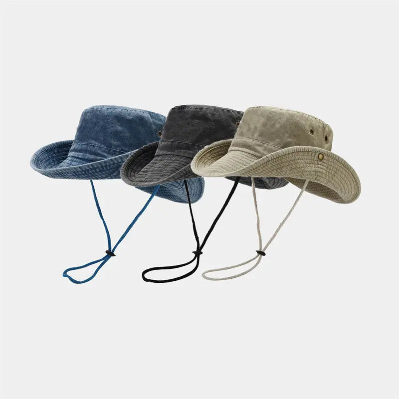 Ventilated Wide Brim Outdoor Sun Hat