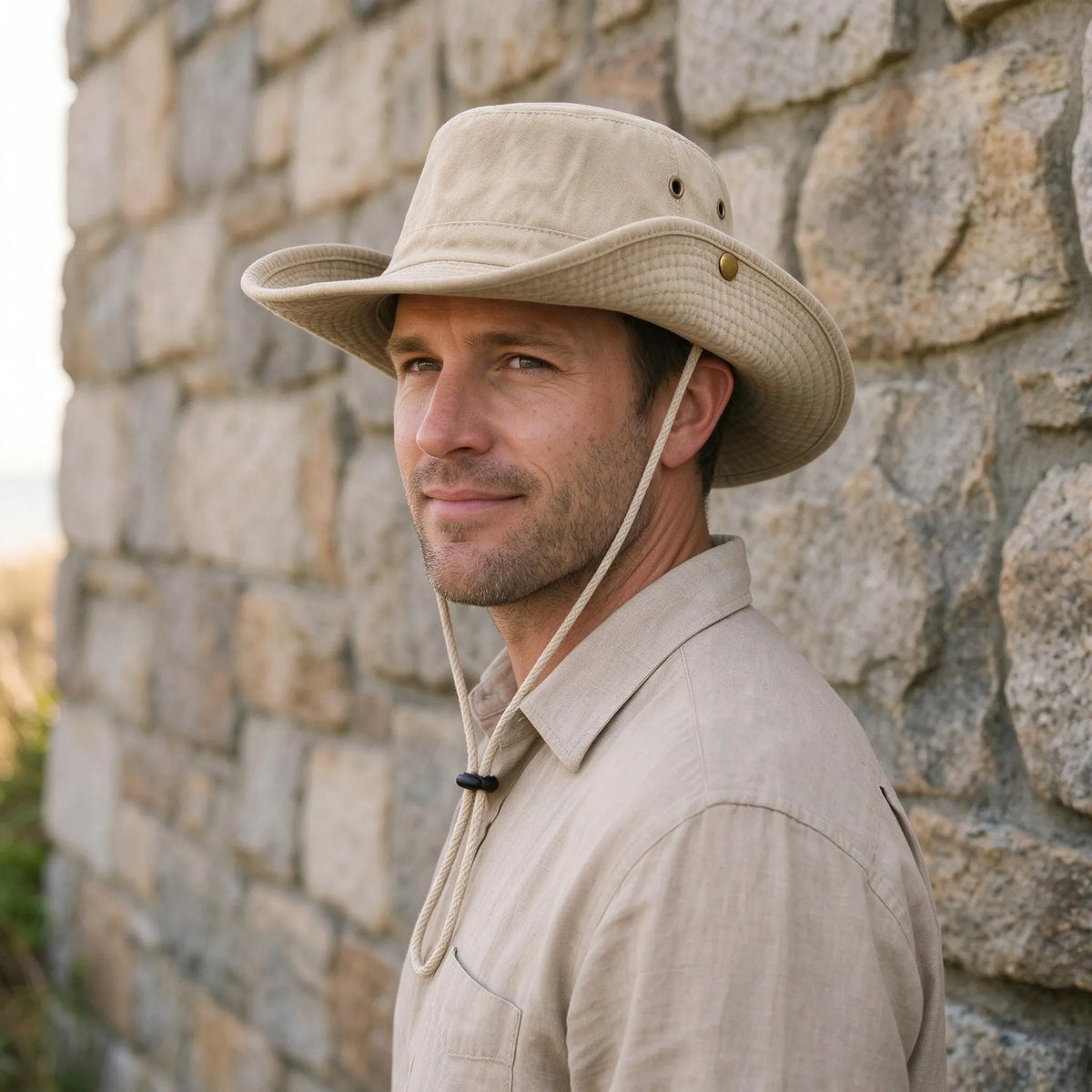Ventilated Wide Brim Outdoor Sun Hat