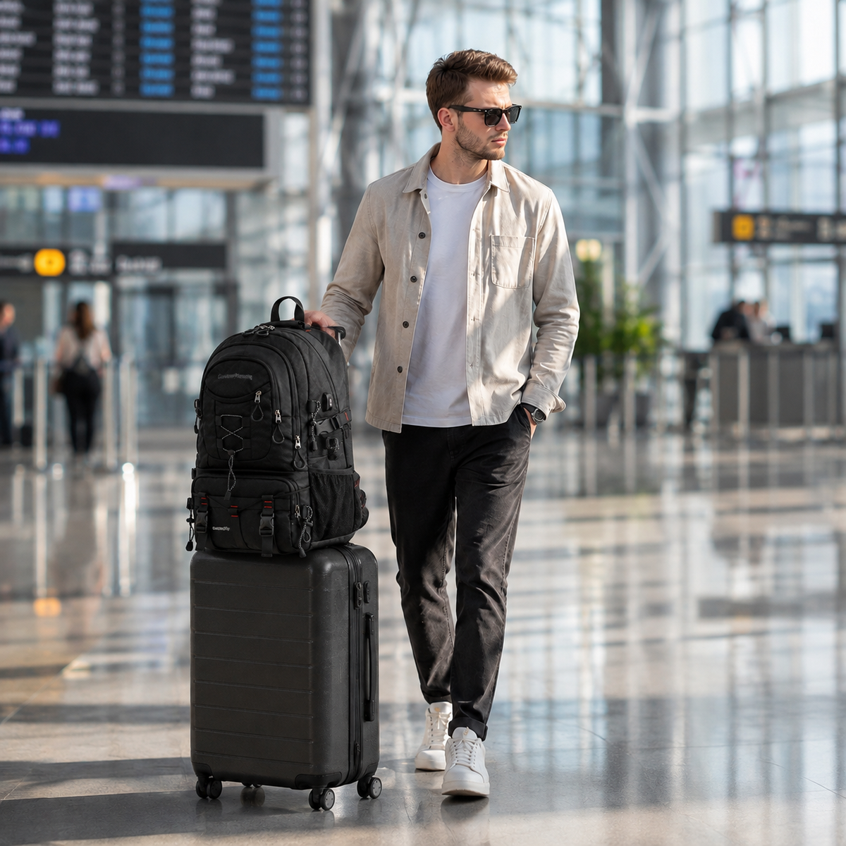 Thrives Outdoor | BergTrail Pro 40L Hiking Backpack with USB Charging