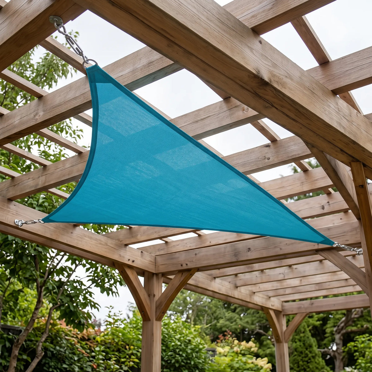 Waterproof Outdoor Shade Sail For Rain Shower Defence