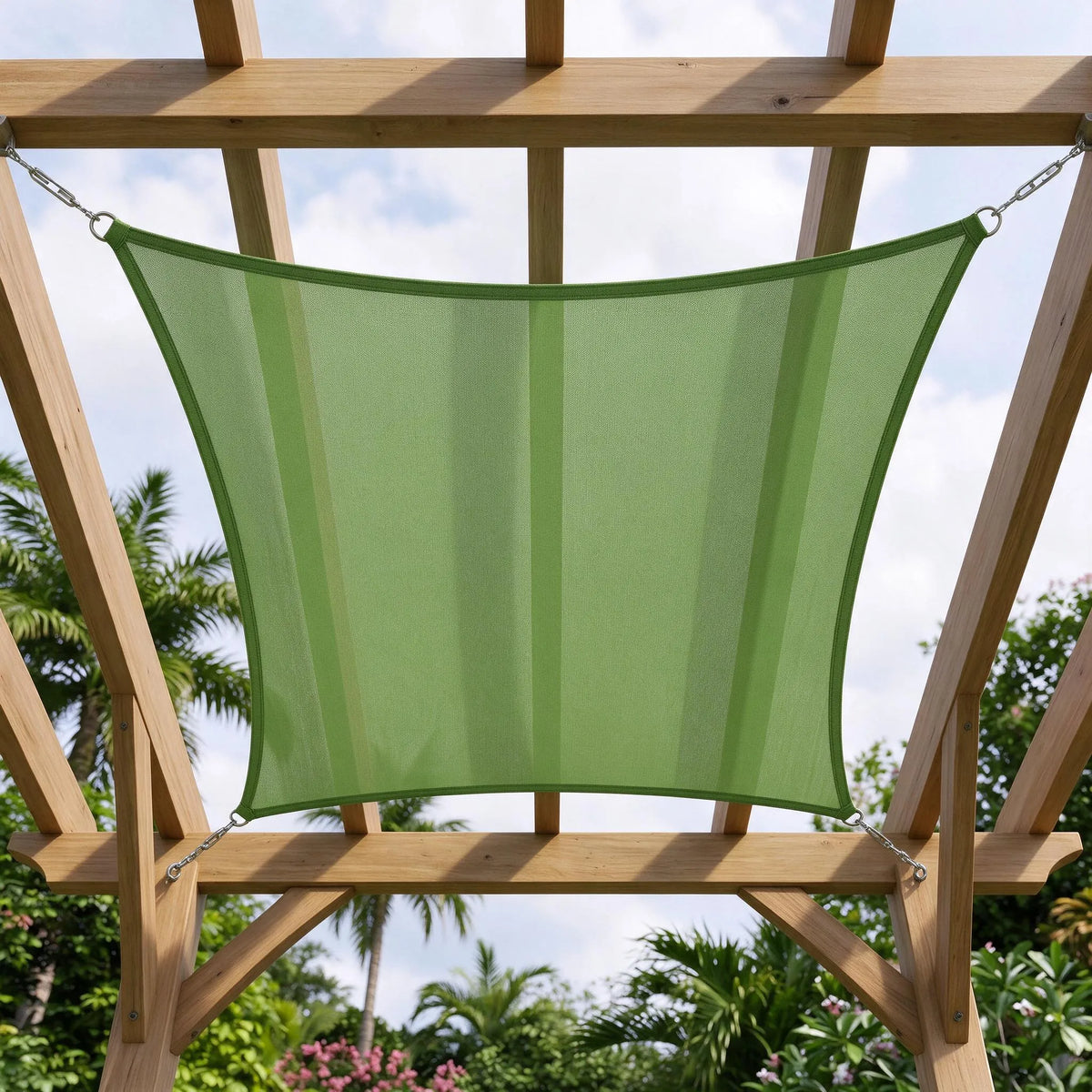 Waterproof Outdoor Shade Sail For Rain Shower Defence