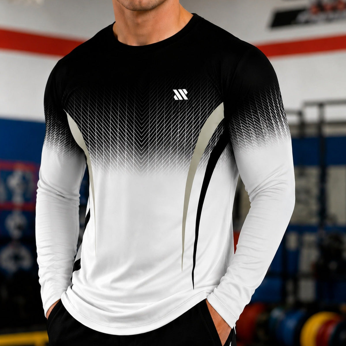 Long Sleeve Sports Fabric T-Shirt with UV Protection