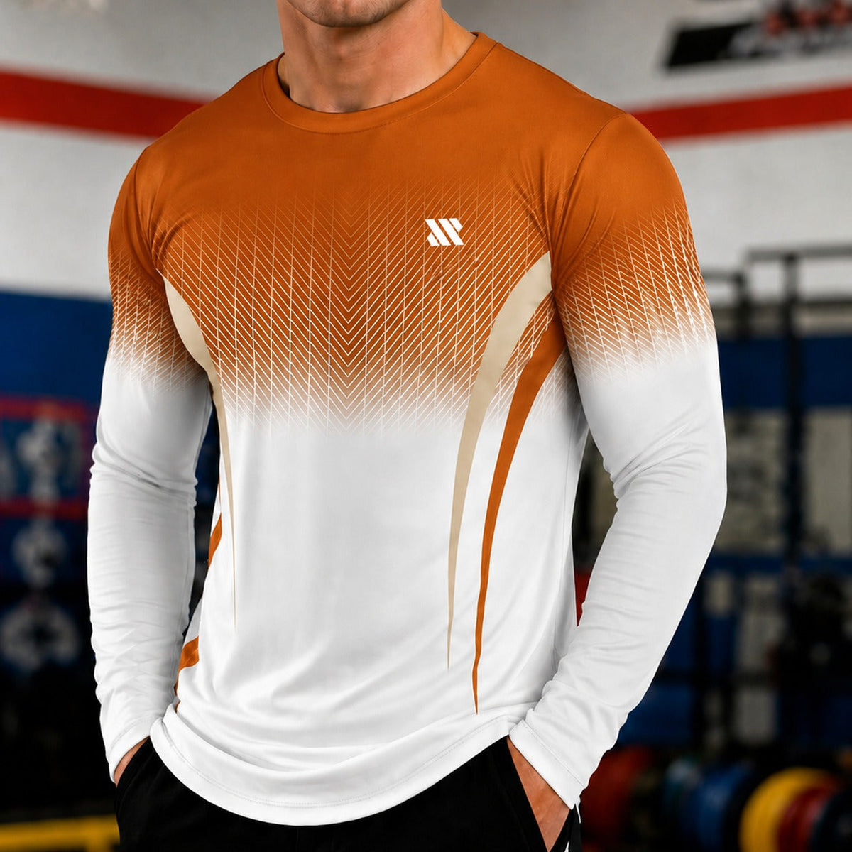 Long Sleeve Sports Fabric T-Shirt with UV Protection