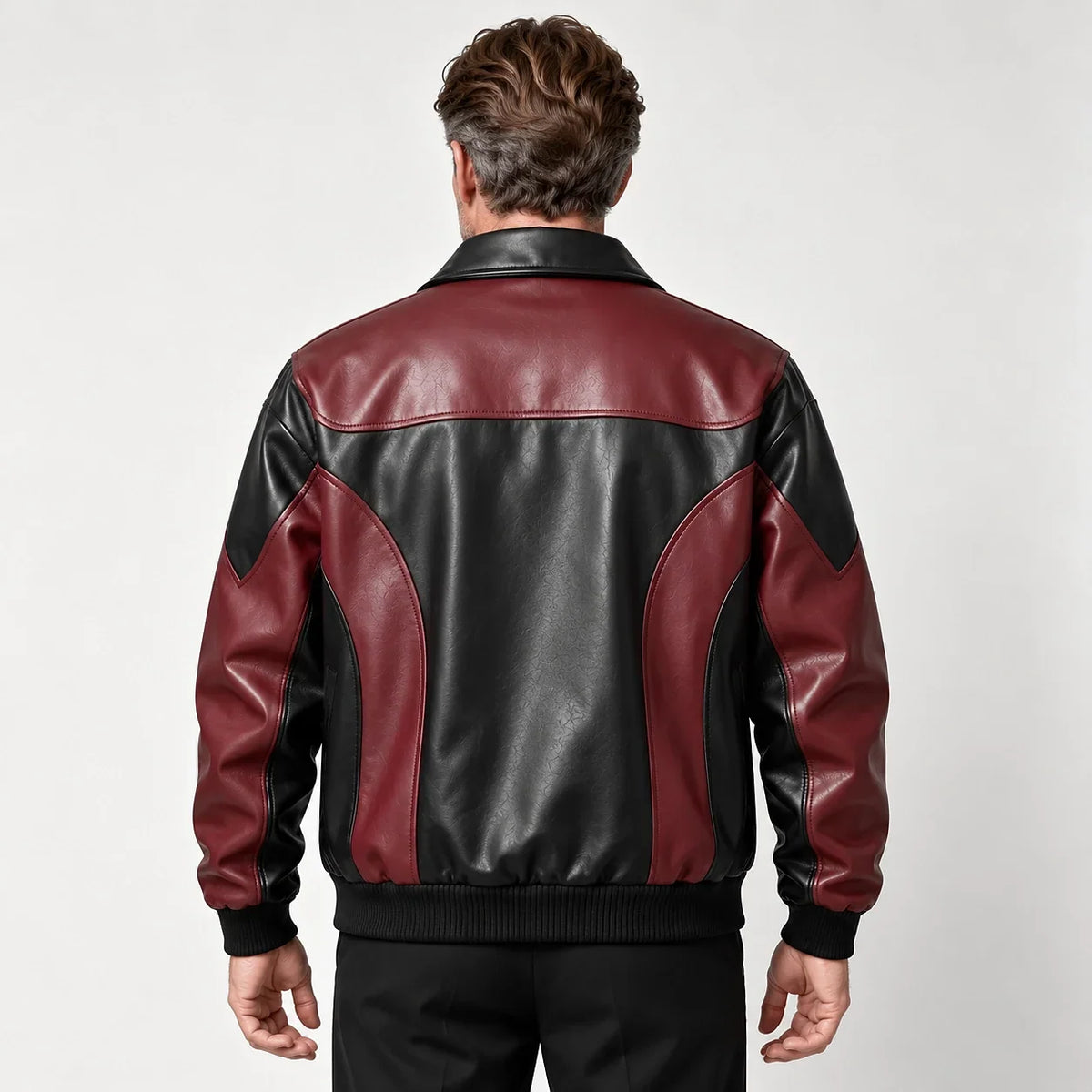 Leather Bomber Jacket