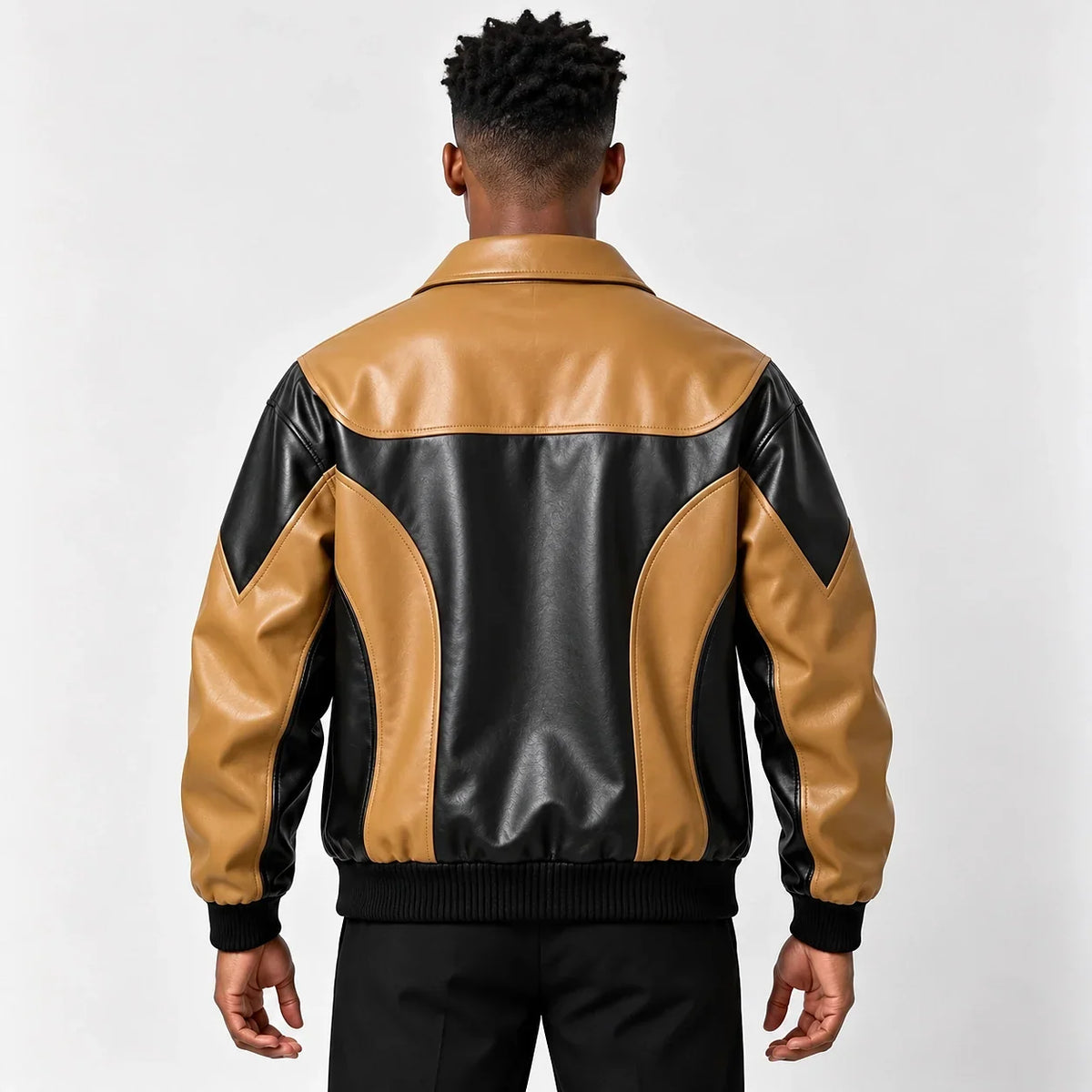 Leather Bomber Jacket