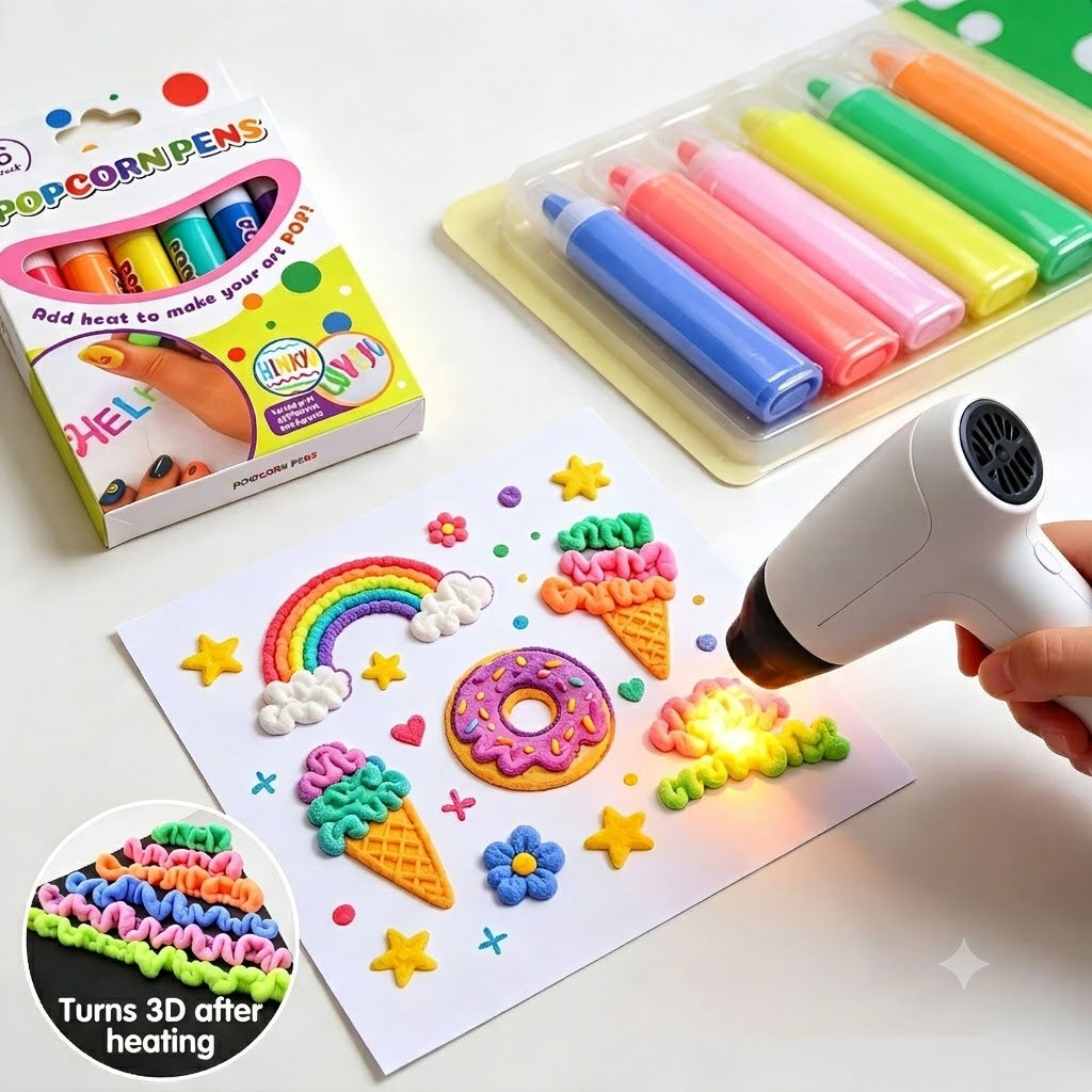 3D Drawing Pen for Kids – Turn Your Drawings into Real 3D Figures!