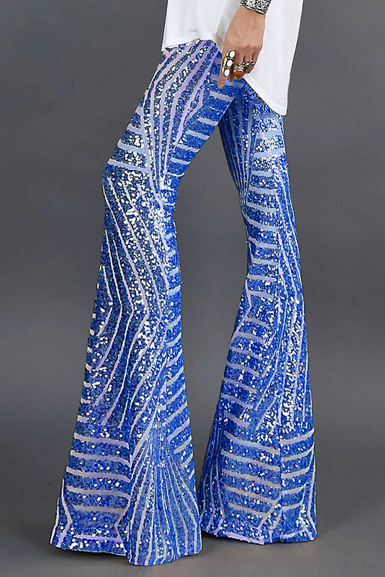 Amara Sequin Flare Pants