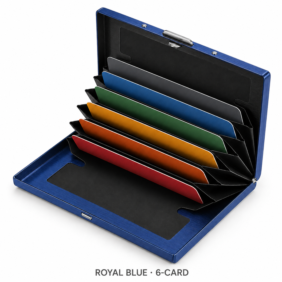RFID-Blocking Stainless Steel Card Wallet – Organized, Secure & Pocket-Ready