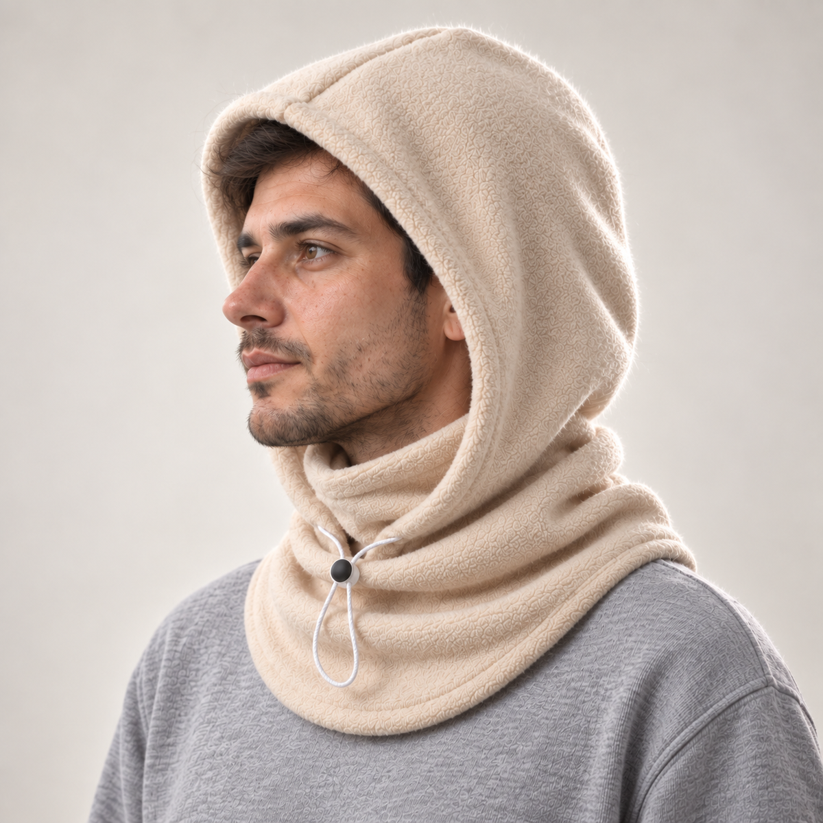 3-in-1 Winter Hood with Face Mask and Neck Warmer