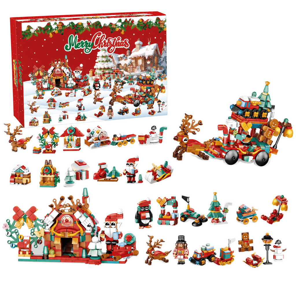 24-Day Building Block Advent Calendar for Little Creators