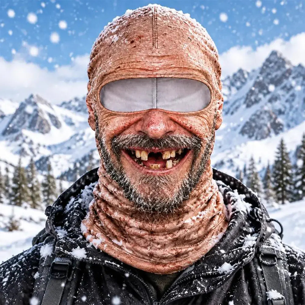 3D Fun and Warm Face Mask for Winter Outdoor Sports