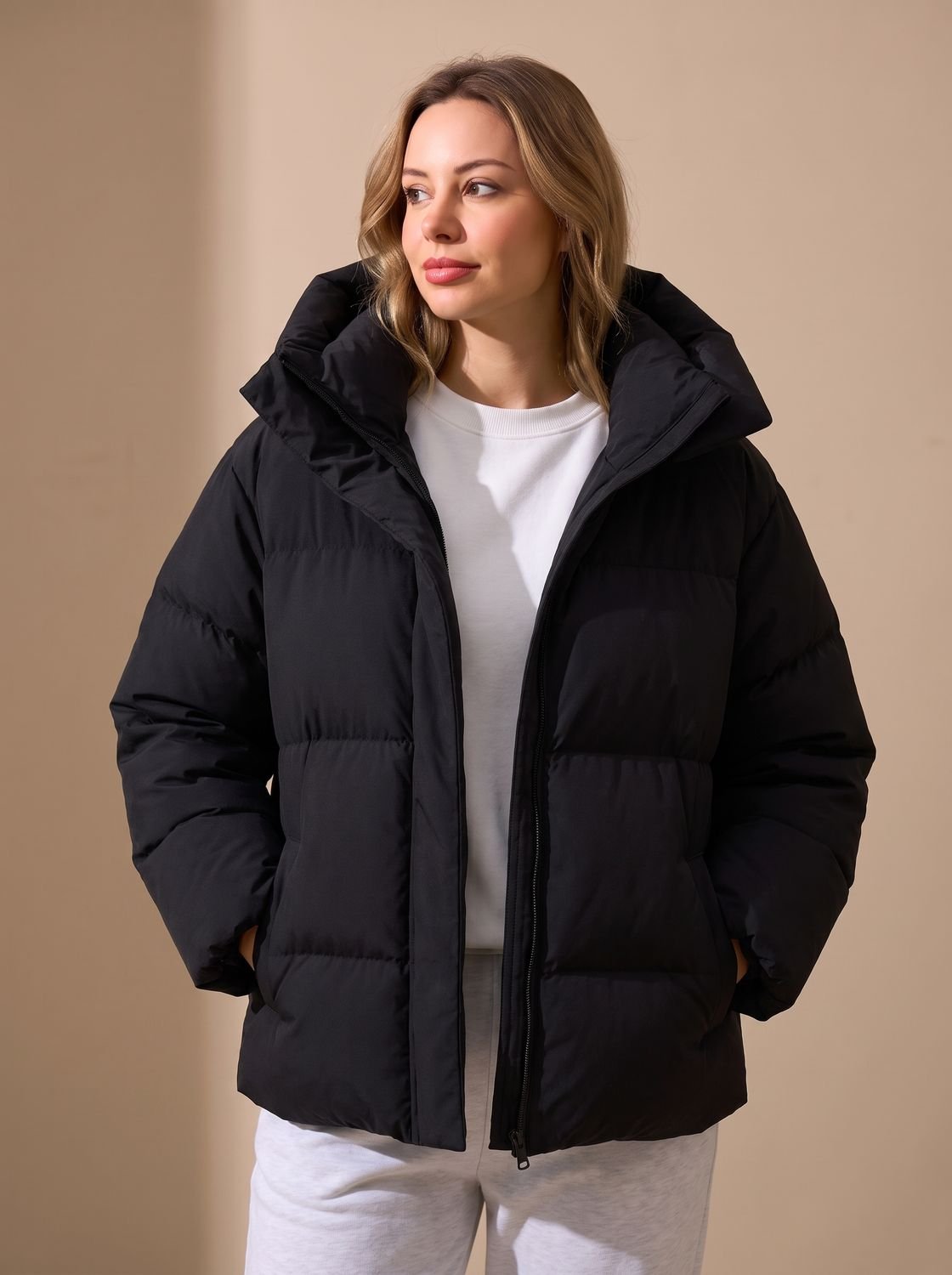 Mia Oversized Down Jacket for Women Winter Jacket with Hood
