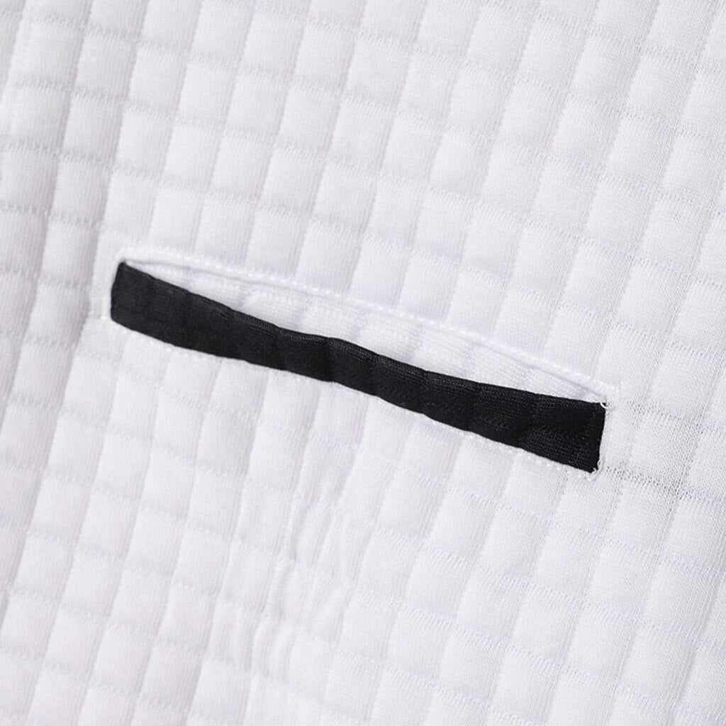 Classic Quarter Zip Textured Waffle Polo