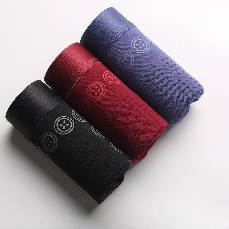 Men's Breathable and Antibacterial Three-Pack Boxers