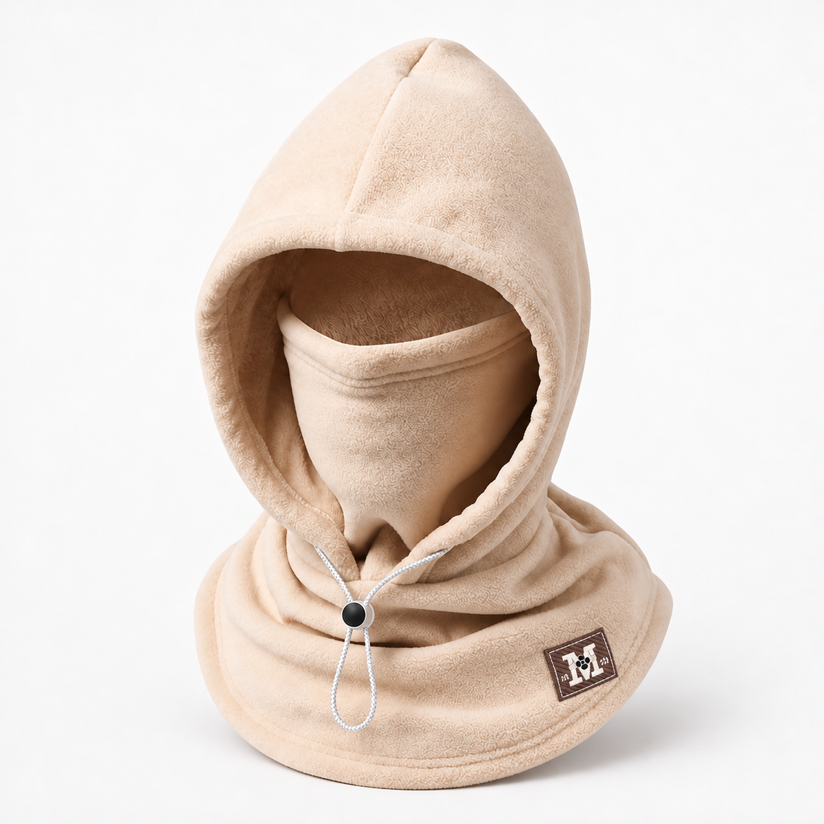 Fleece-Lined Adjustable Face-Covering Balaclava
