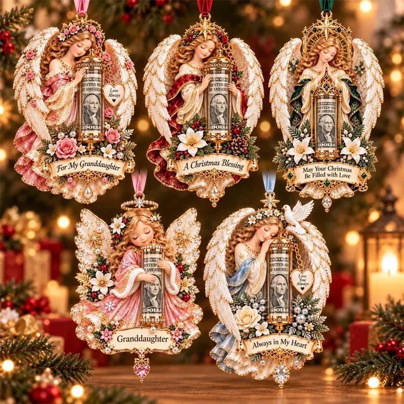 Christmas Angel Money Holder Ornament