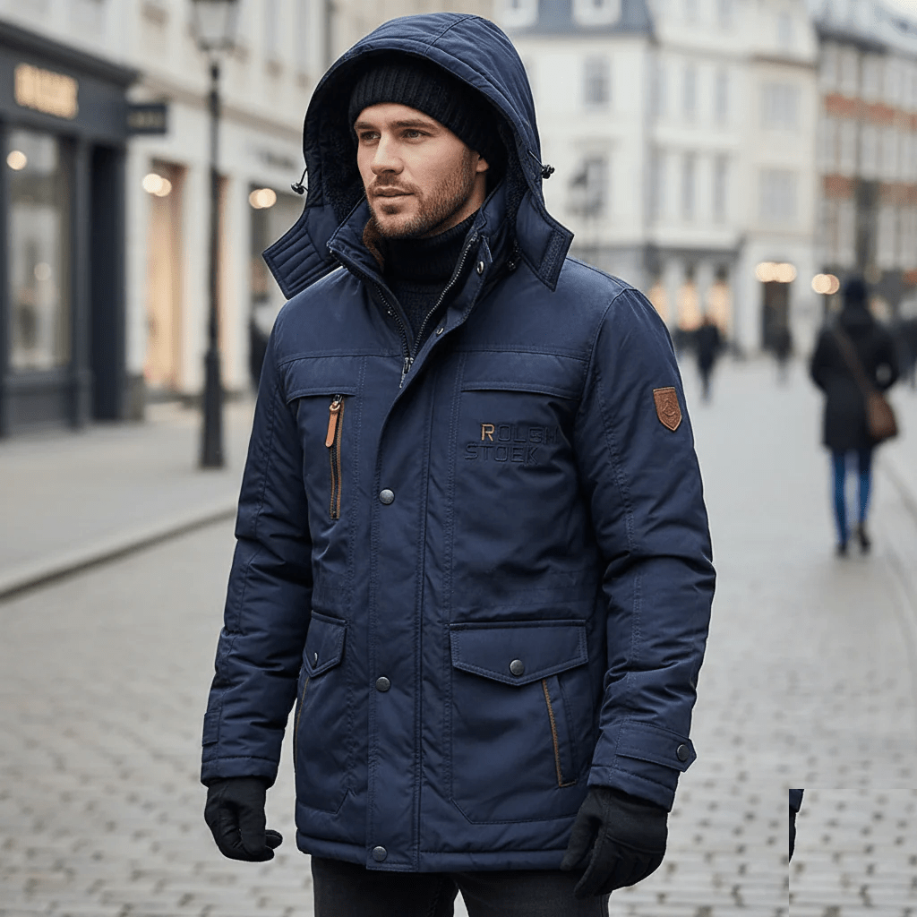 Padded Parka for Warmth & Protection on Cold Days