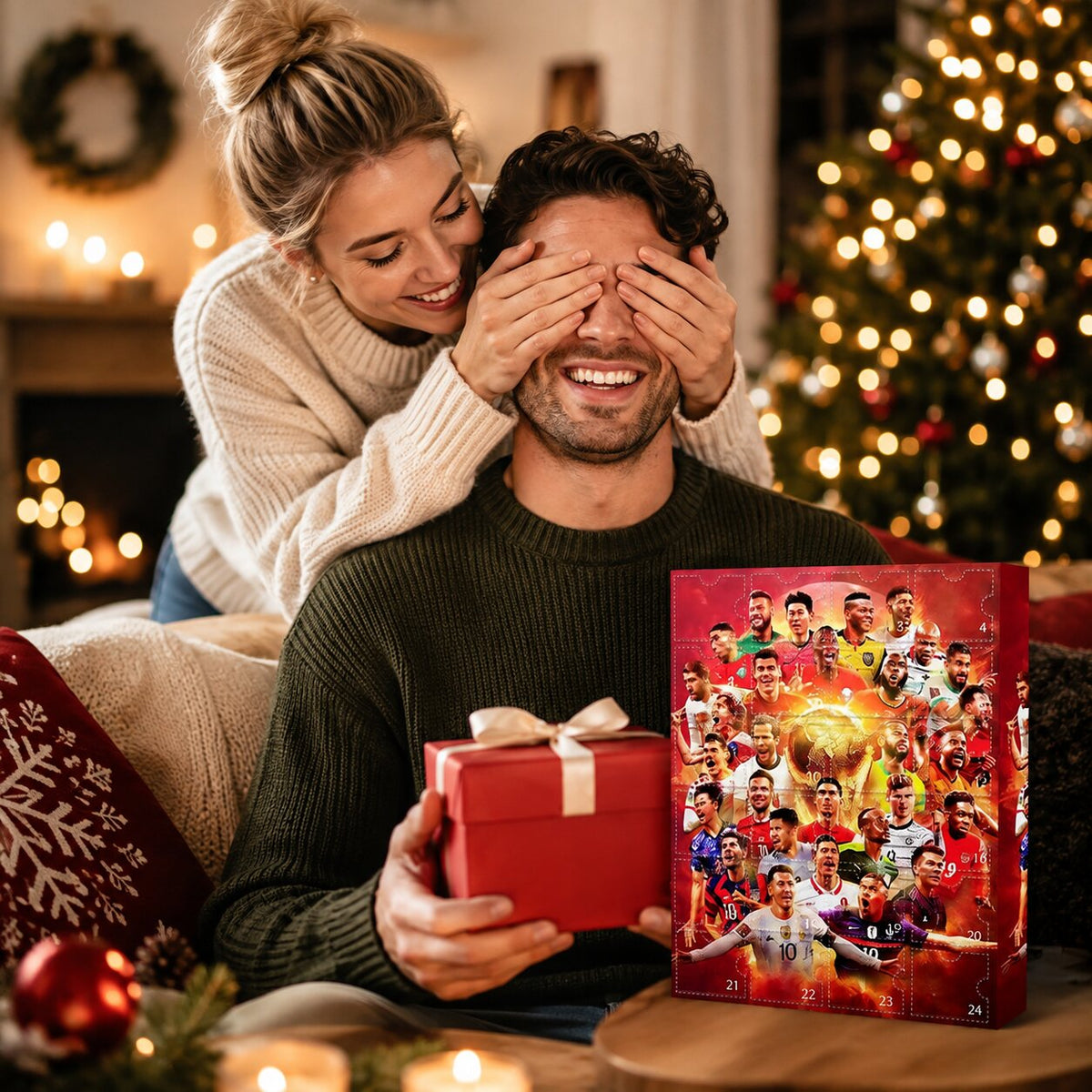 Football Advent Calendar with 24 daily surprises and 3D designs