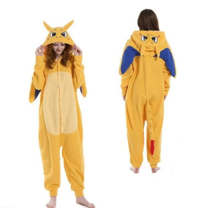 Hooded Character Onesie Pajamas for Adults and Kids