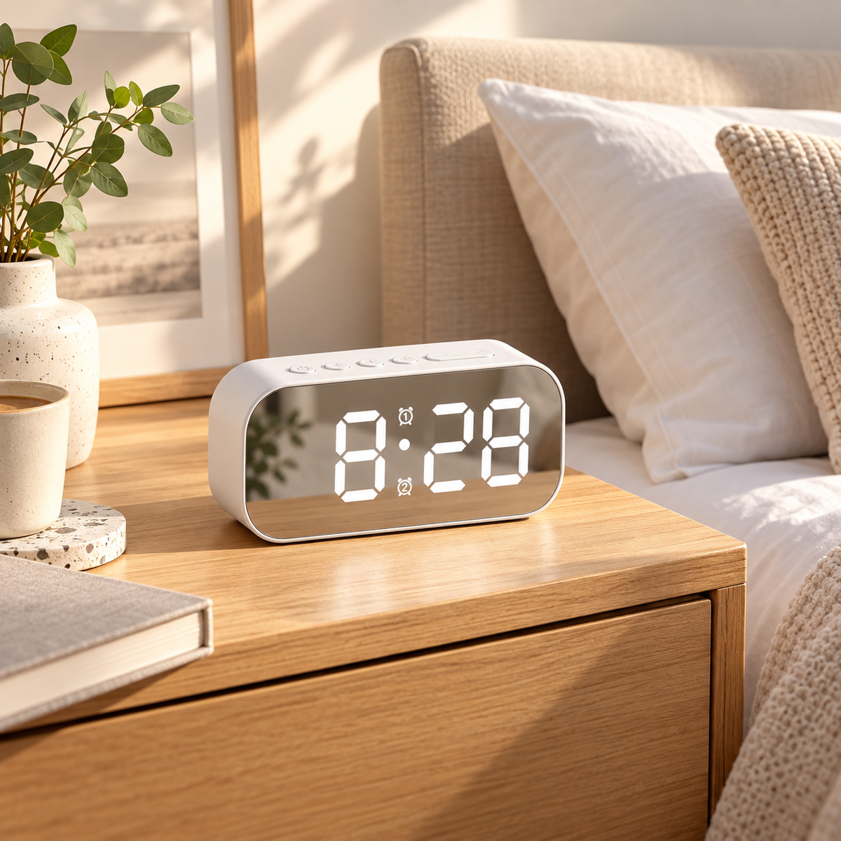 Thrives Outdoor | Lumenoct Modern LED Digital Alarm Clock