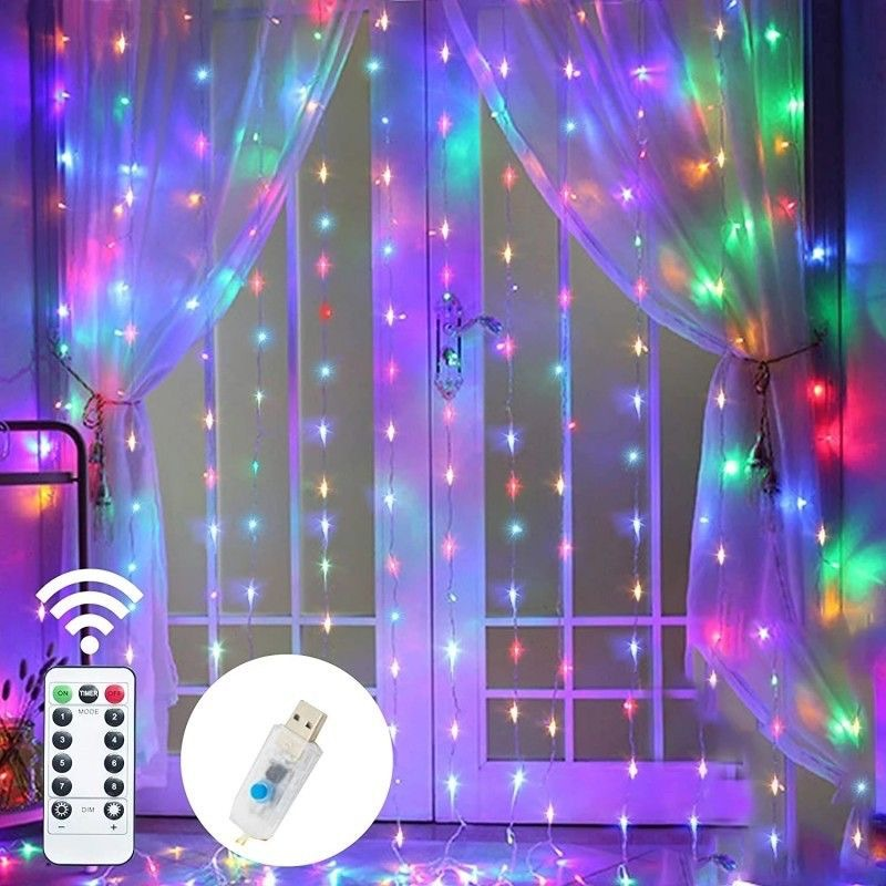 CurtainLights: Easy to Install Cozy LED String Curtain Lights