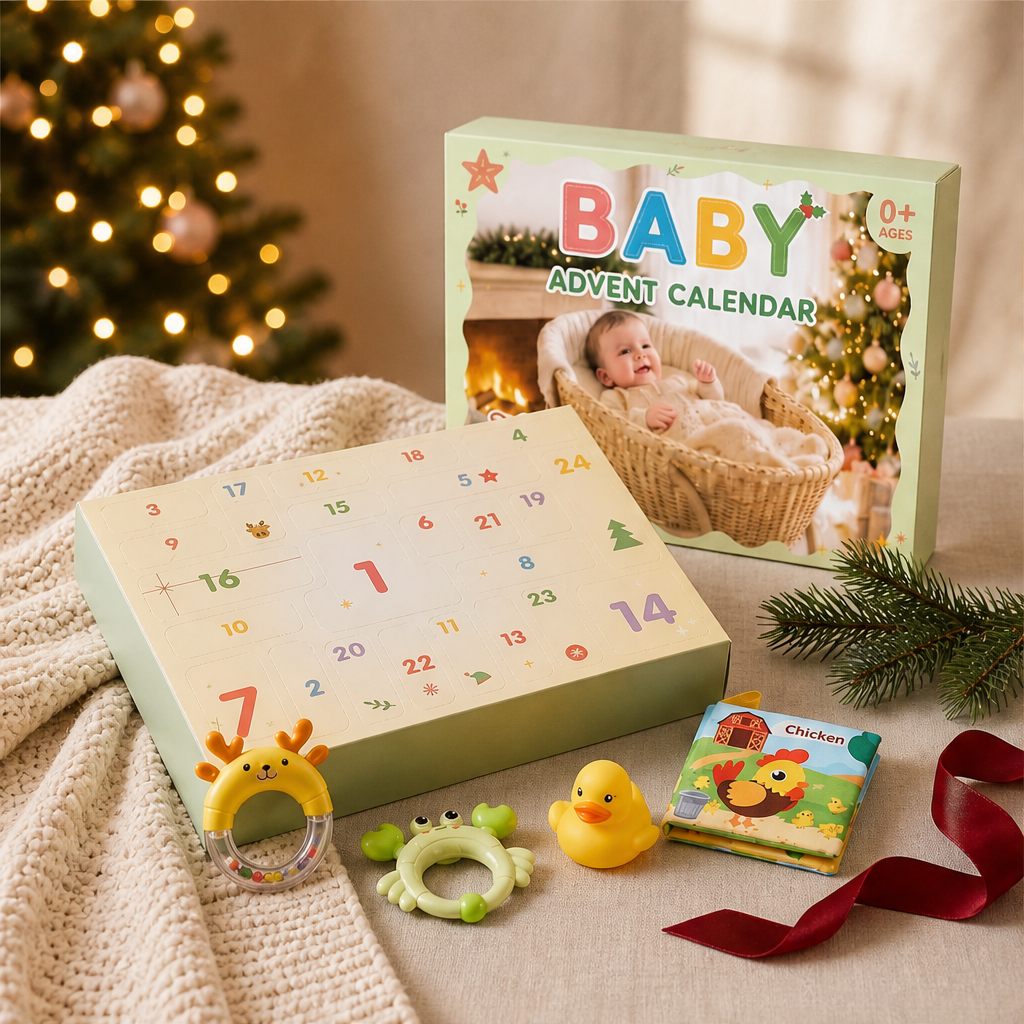 24-Day Baby Advent Calendar with Sensory Toys