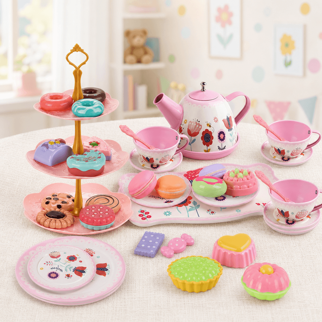 Children's Pretend Tea Party Set for Imaginative Play