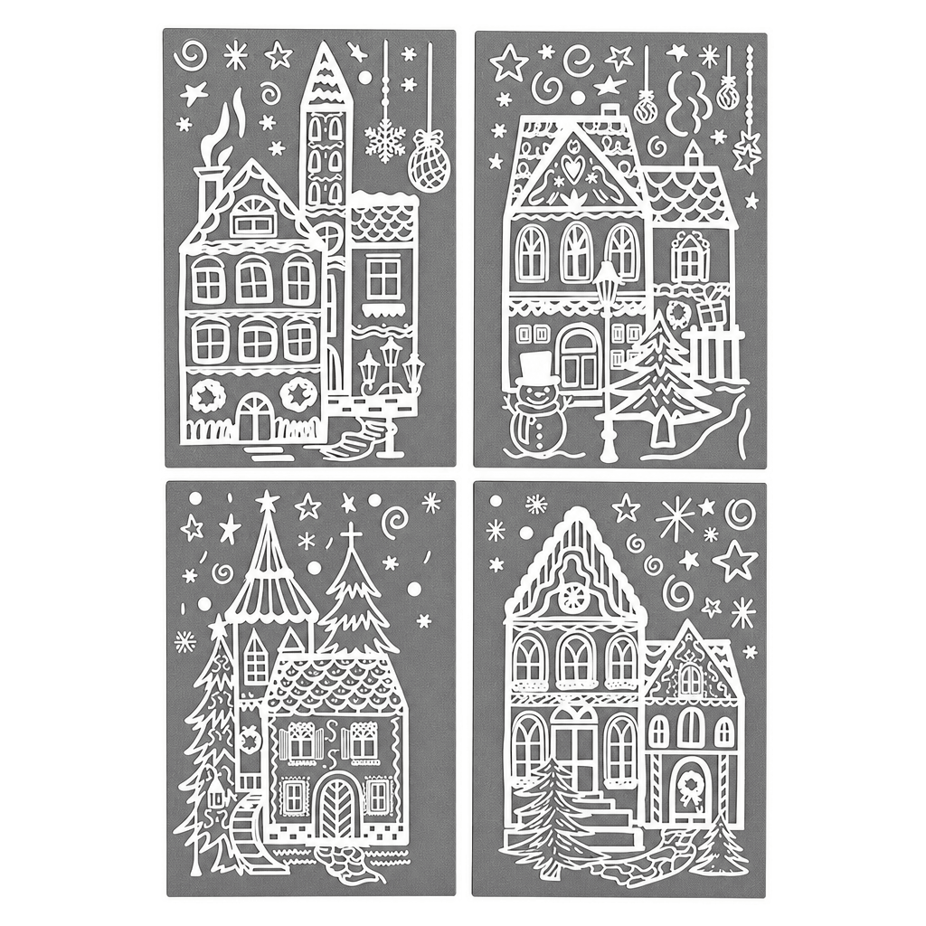 Reusable Christmas Window Clings