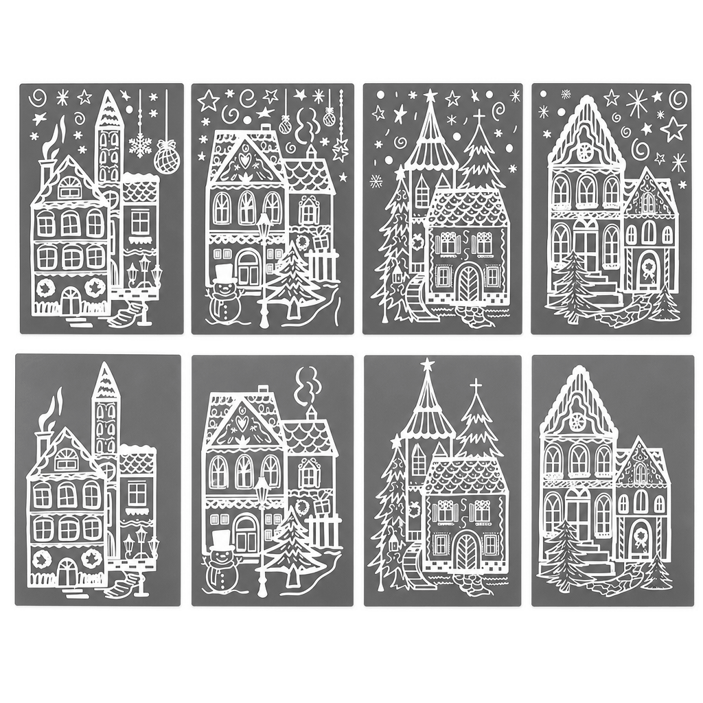 Reusable Christmas Window Clings