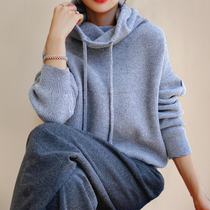Merino Wool Women's Turtleneck Sweater
