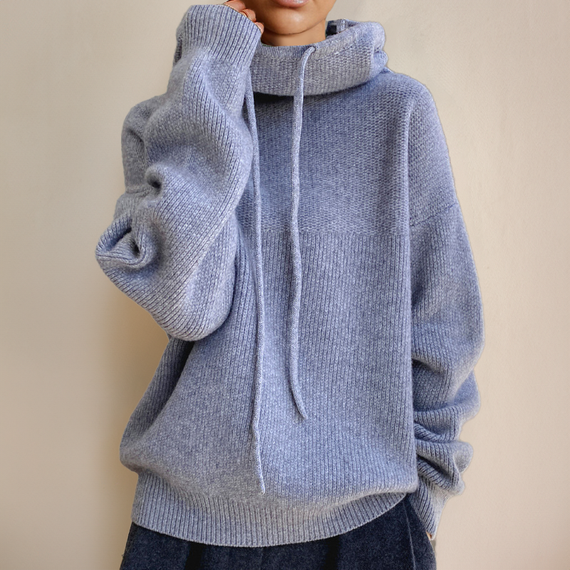 Merino Wool Women's Turtleneck Sweater