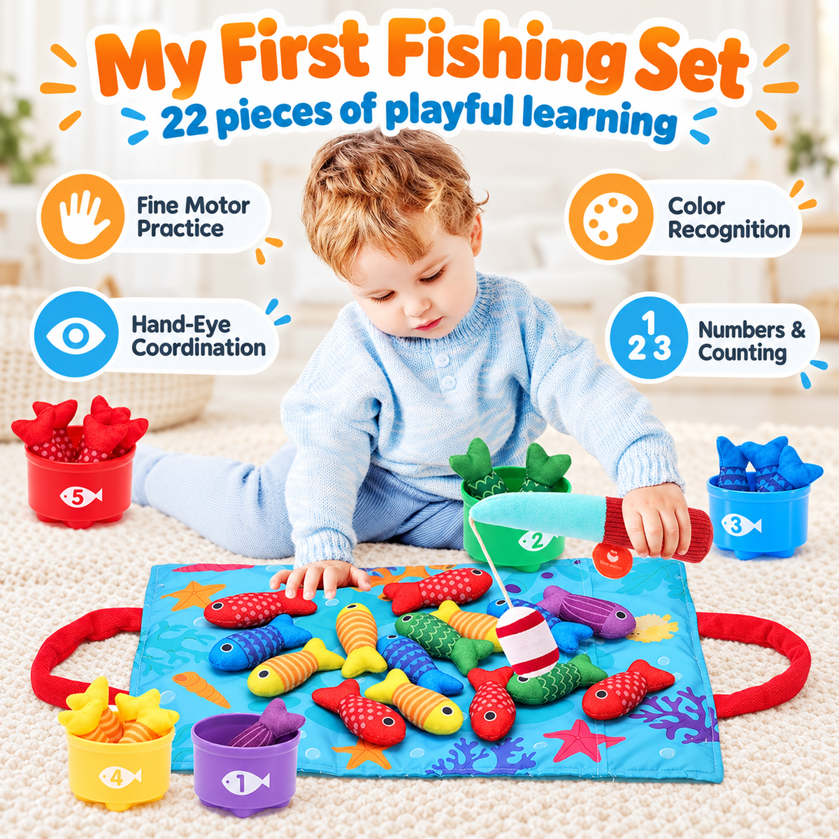 Catch & Count Fishing Set