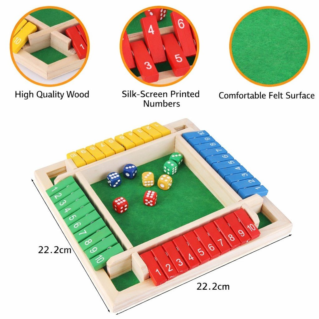 Shut The Box Dice Game
