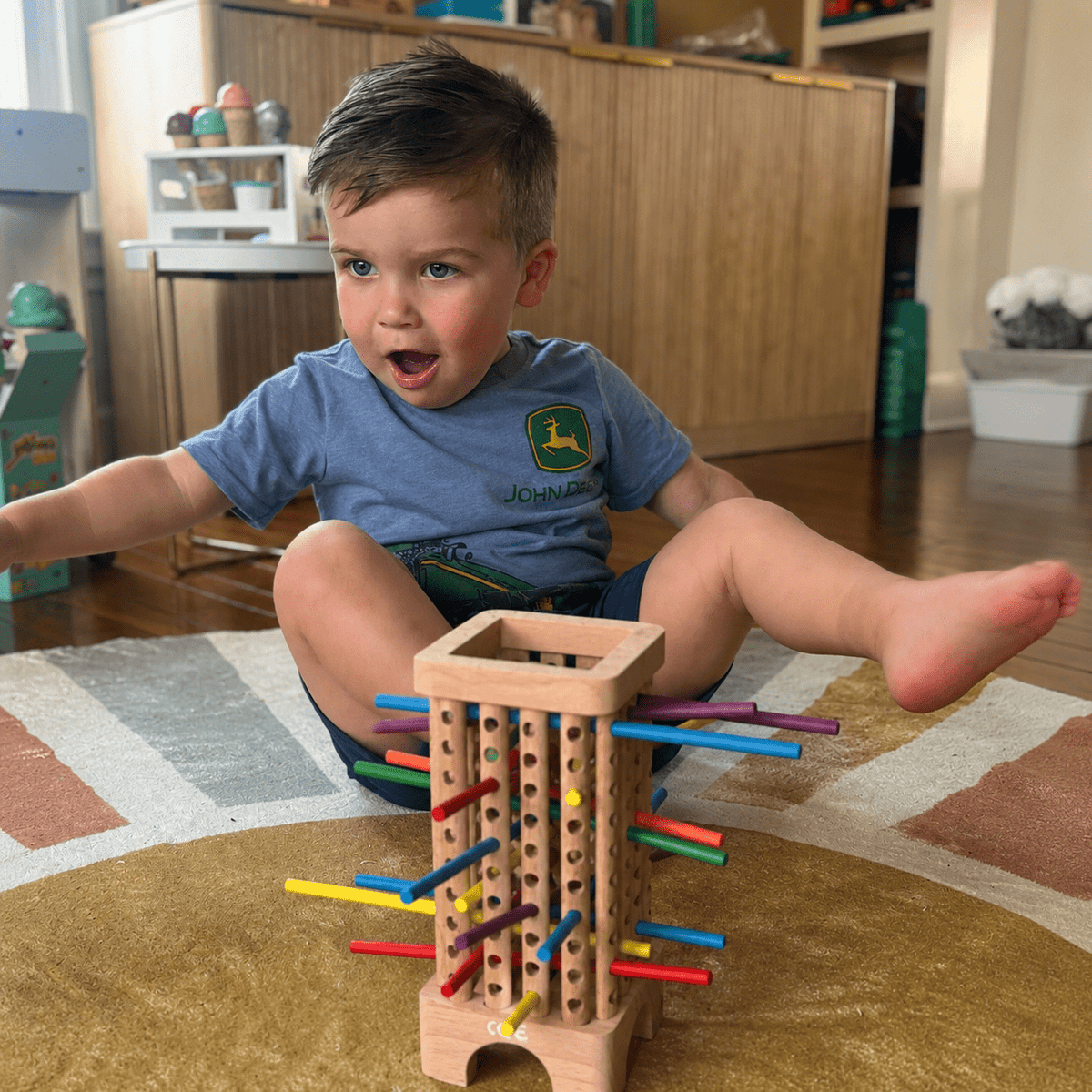 Stick Drop Tower Game