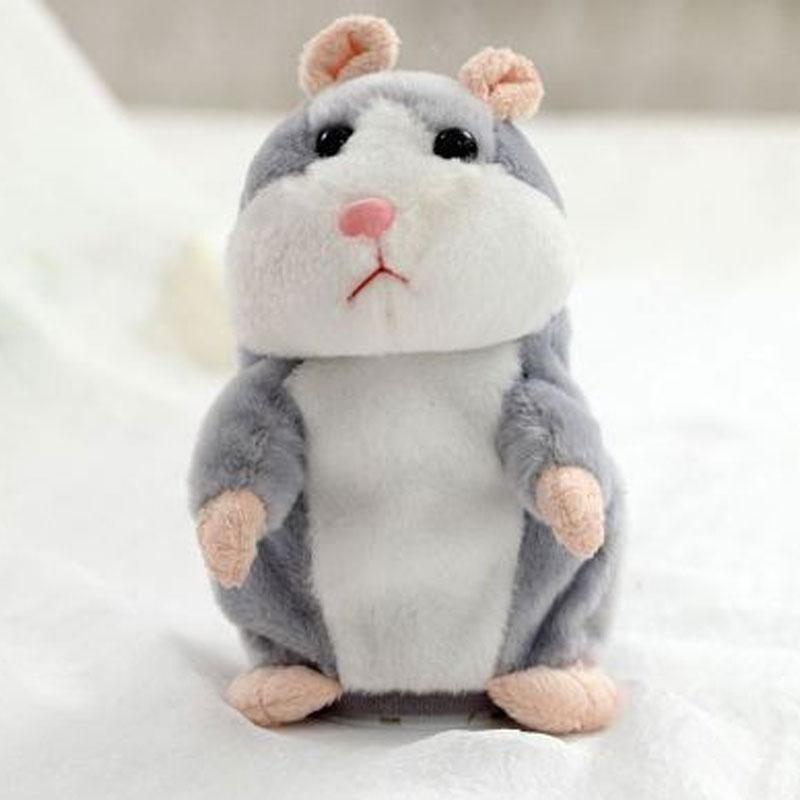 Talking Hamster Plush – Repeats Whatever You Say, Auto Head-Shaking, Hilarious Fun for Kids & Adults