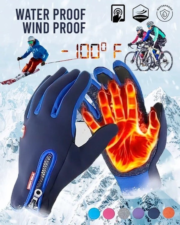 Warm Heated Gloves for Cycling, Running and Driving