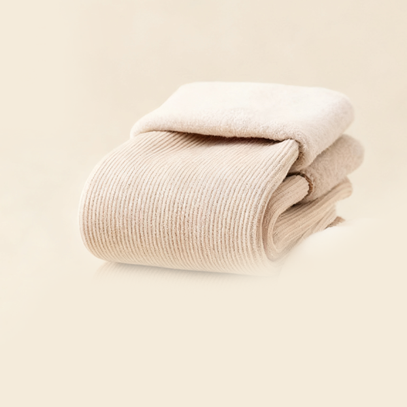 Thicker Warm Solid Color Mid-Calf Socks for Women