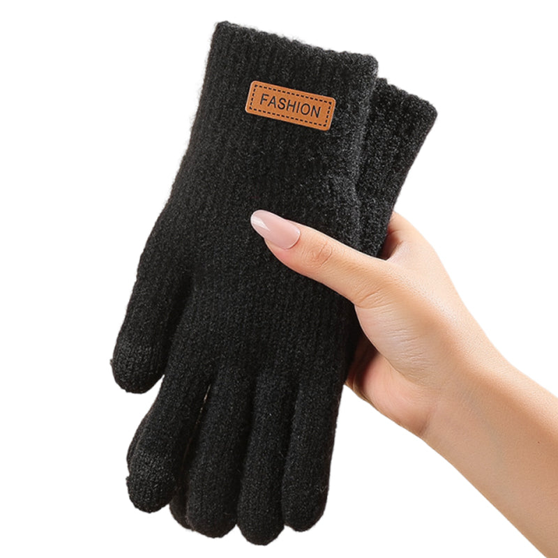 Warm Thermal Knitted Gloves with Touchscreen