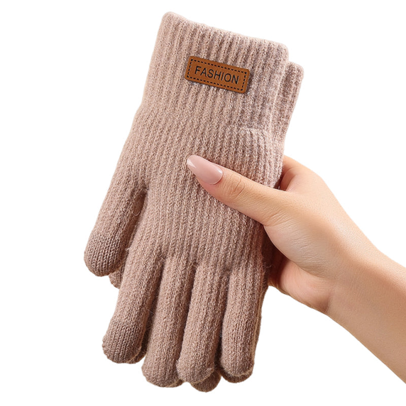 Warm Thermal Knitted Gloves with Touchscreen