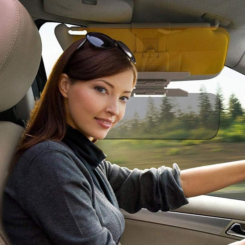 Anti-Glare Sun Visor – Comfortable Day & Night Driving