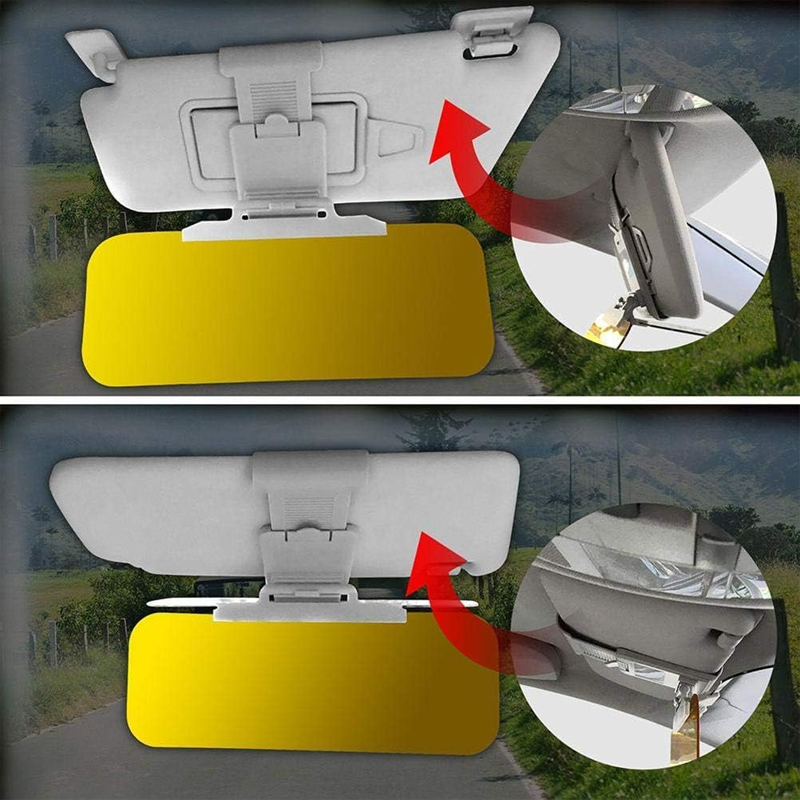 Anti-Glare Sun Visor – Comfortable Day & Night Driving