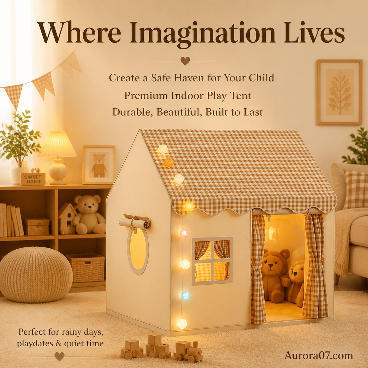 Children's Game Castle Play Tent