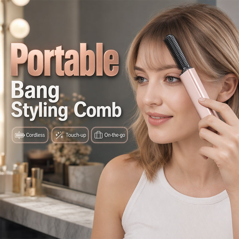 Portable Comb for Styling Bangs