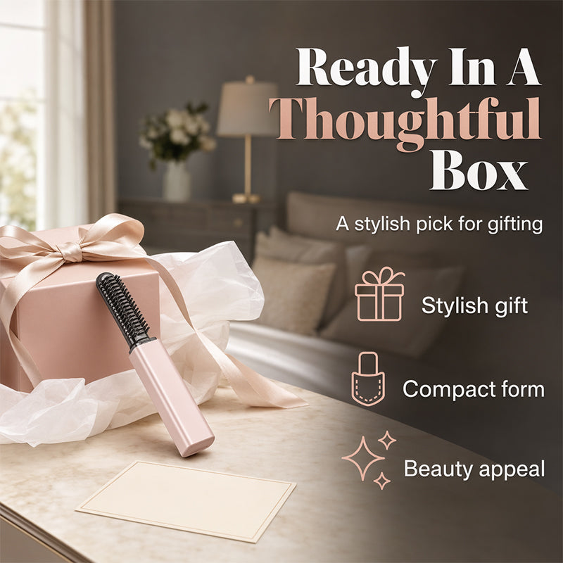 Portable Comb for Styling Bangs