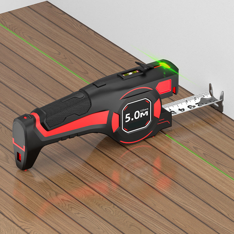 2-in-1 Tape Measure | Precise Measuring & Alignment with Integrated Laser