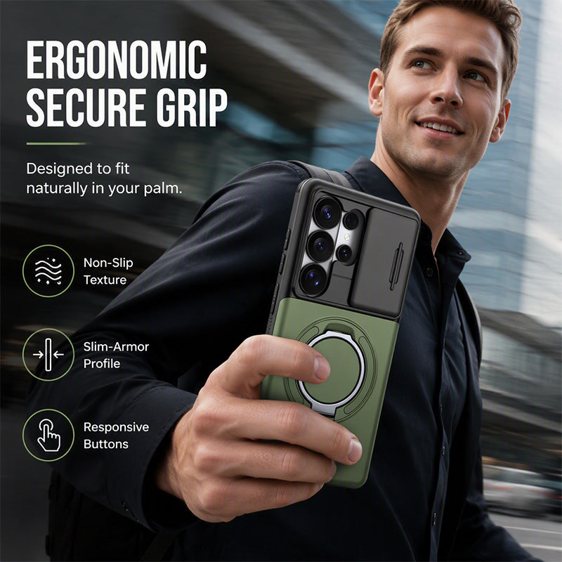 2-in-1 Shock-Resistant Phone Case with Hidden Card Holder