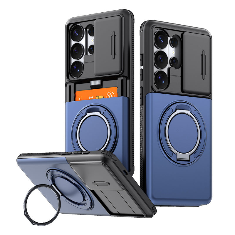 2-in-1 Shock-Resistant Phone Case with Hidden Card Holder