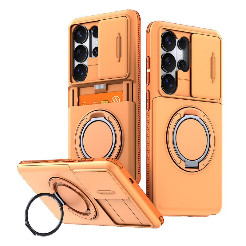 2-in-1 Shock-Resistant Phone Case with Hidden Card Holder