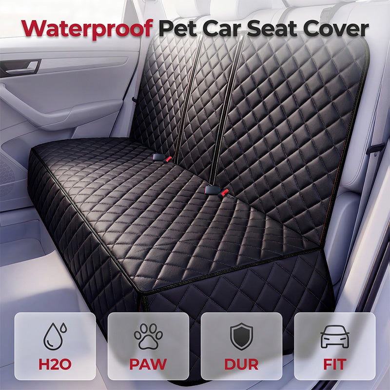 Foldable Dog Car Seat – Waterproof Oxford, Protective & Comfortable